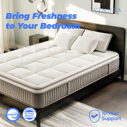 Materasso Queen Size con gel rinfrescante - Memory Foam 12 pollici