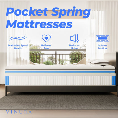 Materasso Queen Size con gel rinfrescante - Memory Foam 12 pollici