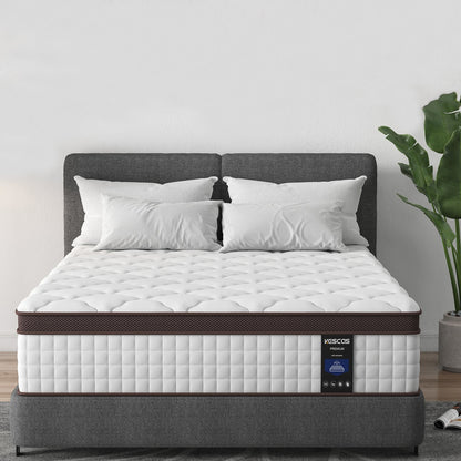 Materasso ibrido in memory foam Kescas da 8 pollici