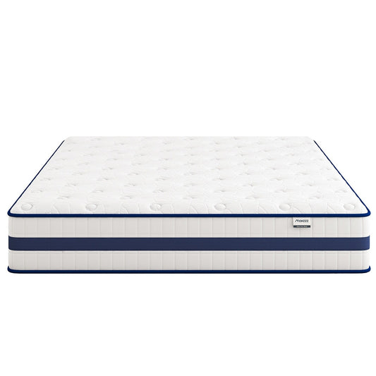 Materasso Queen Size, materassi ibridi Queen da 10 pollici, sollievo dalla pressione e supporto, memory foam rinfrescante e molle insacchettate singolarmente