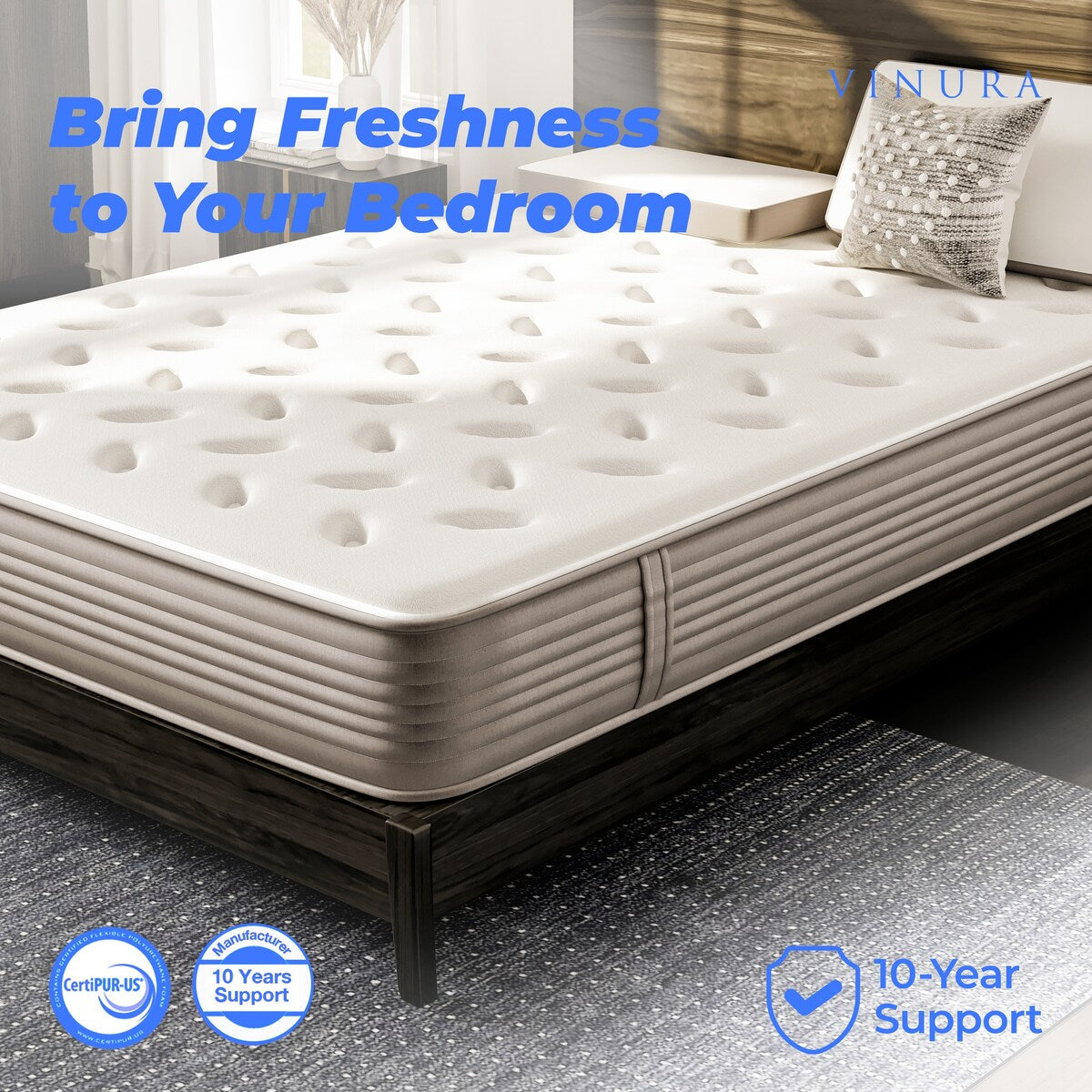 Materassi Queen Size 10 pollici - Materasso in memory foam Queen Size