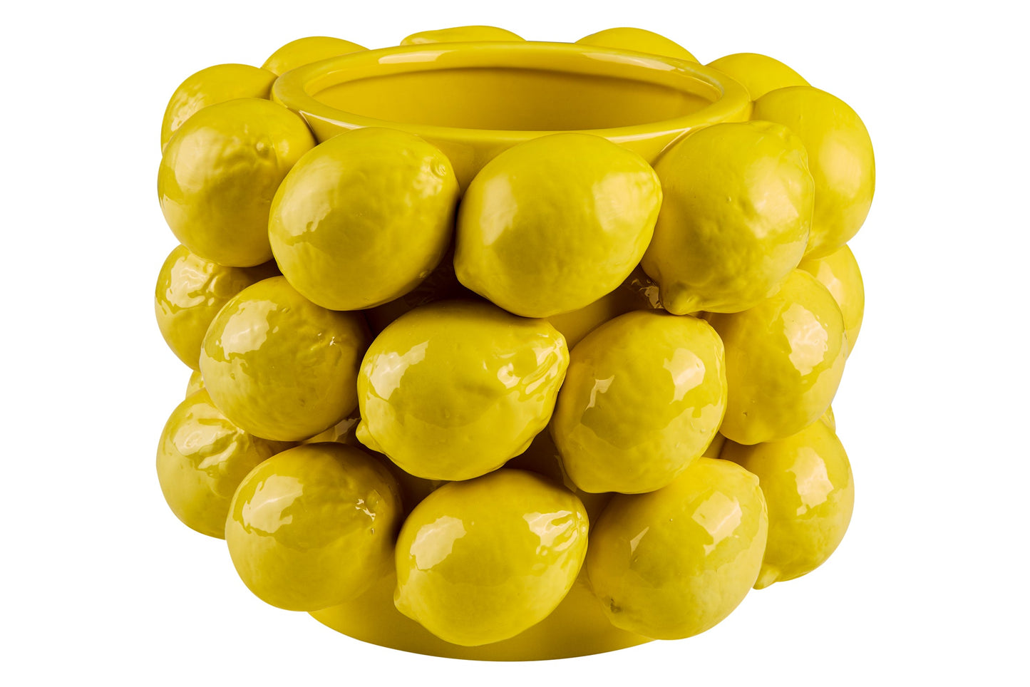 Amalfi - Vaso In Ceramica Limone Medio