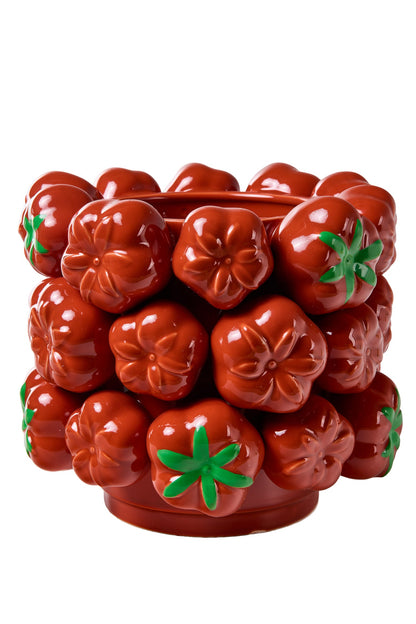 Amalfi - Vaso In Ceramica Pomodori