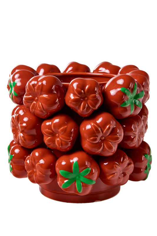 Amalfi - Vaso In Ceramica Pomodori