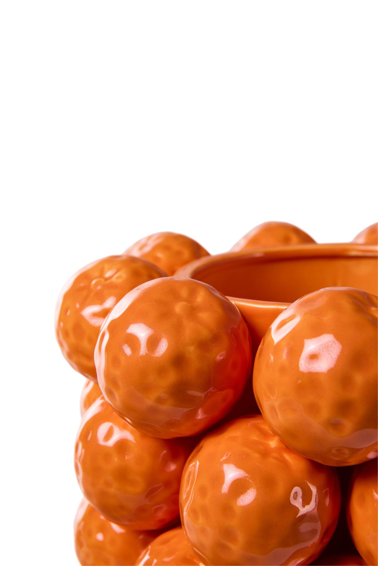 Amalfi - Vaso In Ceramica Alto Arance