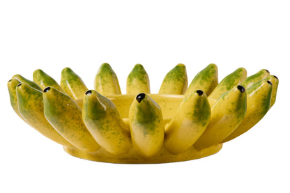 Amalfi - Piatto In Ceramica Banane