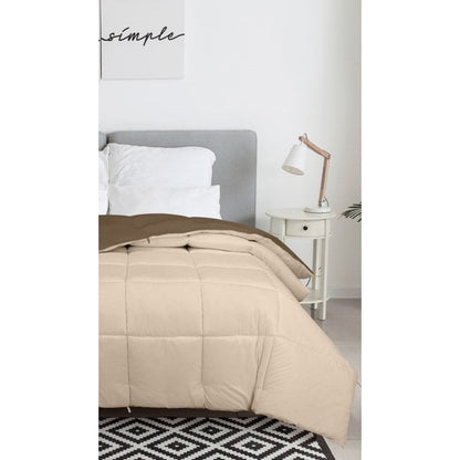 Piumino Royale King - Piumino alternativo in piumino per tutte le stagioni - Piumino trapuntato leggero (King, blu navy)