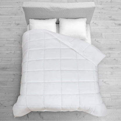 Piumino Royale King - Piumino alternativo in piumino per tutte le stagioni - Piumino trapuntato leggero (King, blu navy)