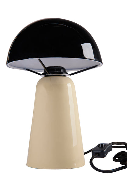 Calgary - Abat Jour Mezza Sfera Panna E Nera