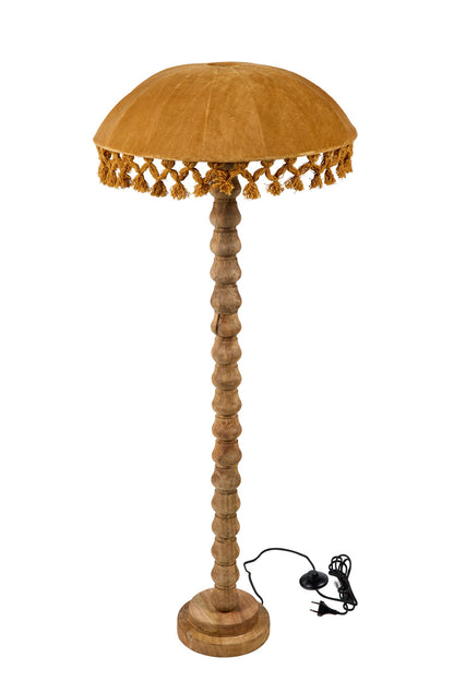 Pamplona - Lampada Da Terra Alto Coppello Con Frange