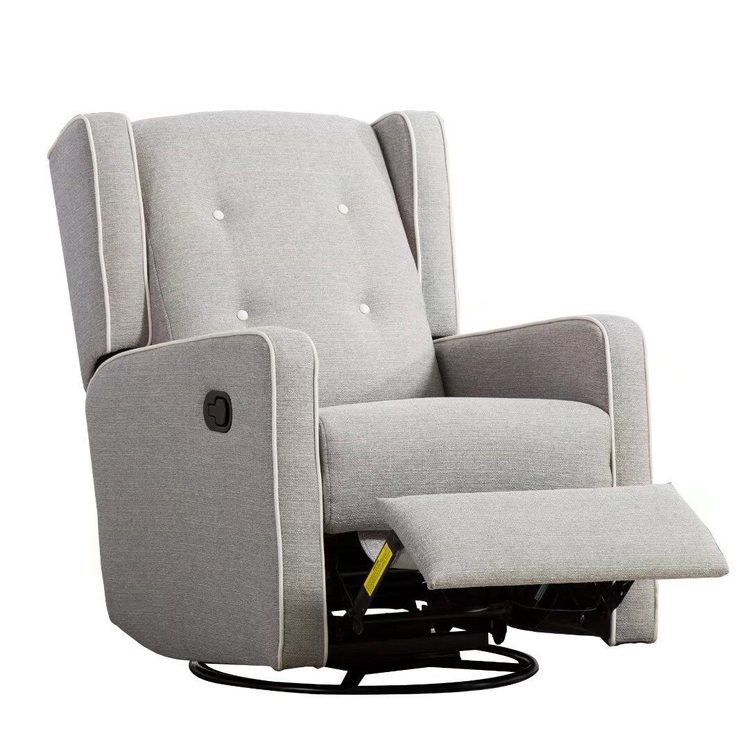 Poltrona reclinabile girevole da corsa, set da due posti