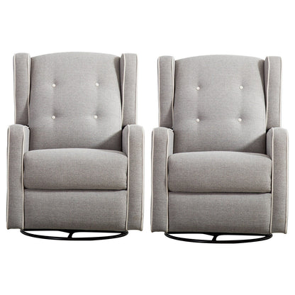 Poltrona reclinabile girevole da corsa, set da due posti