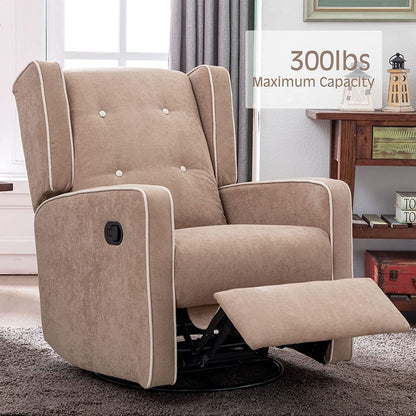 Poltrona reclinabile girevole da corsa, set da due posti