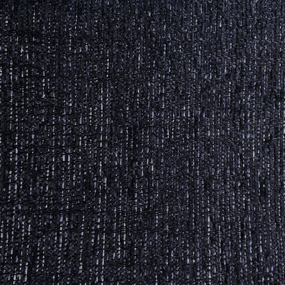 Divano Raed, 2 cuscini lombari, 89 pollici, legno massello, nero, poliestere blu