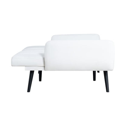 Divano letto futon moderno, divano futon convertibile, divano letto in lino con schienale diviso per soggiorno