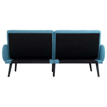 Divano letto futon moderno, divano futon convertibile, divano letto in lino con schienale diviso per soggiorno