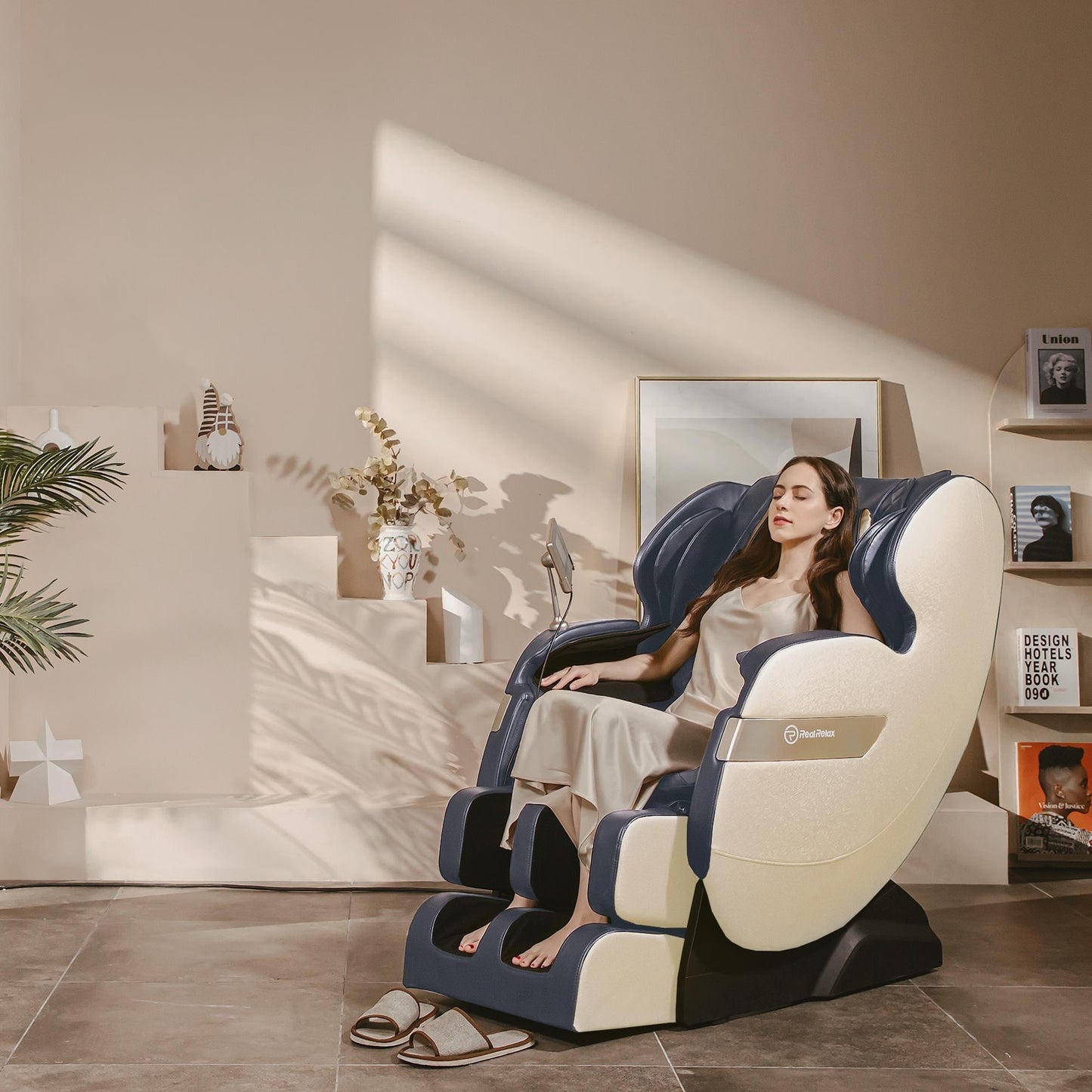 Poltrona massaggiante riscaldata Ukuowu Favor-03 Plus ADV con schermo LCD, Dual-core S Track, controllo APP, Shiatsu a gravità zero