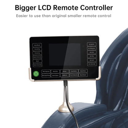 Poltrona massaggiante riscaldata Ukuowu Favor-03 Plus ADV con schermo LCD, Dual-core S Track, controllo APP, Shiatsu a gravità zero