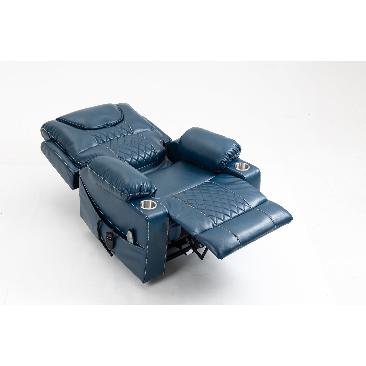 Poltrona reclinabile - Capacità di 400 libbre, doppio motore OKIN, massaggio/calore - Reclinazione di 180°, posizione di gravità zero