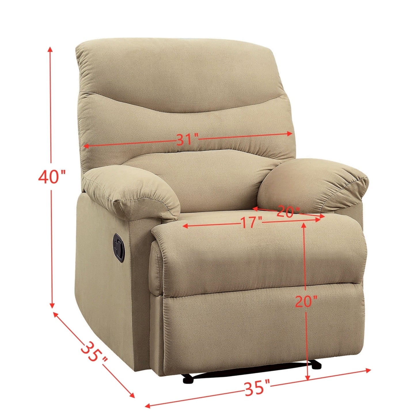 Poltrona reclinabile per soggiorno