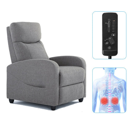 Poltrona reclinabile per massaggi, poltrona reclinabile con schienale reclinabile, poltrona reclinabile per home theater