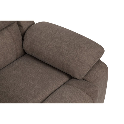 Poltrona reclinabile con massaggio, riscaldamento e tasche per telecomando