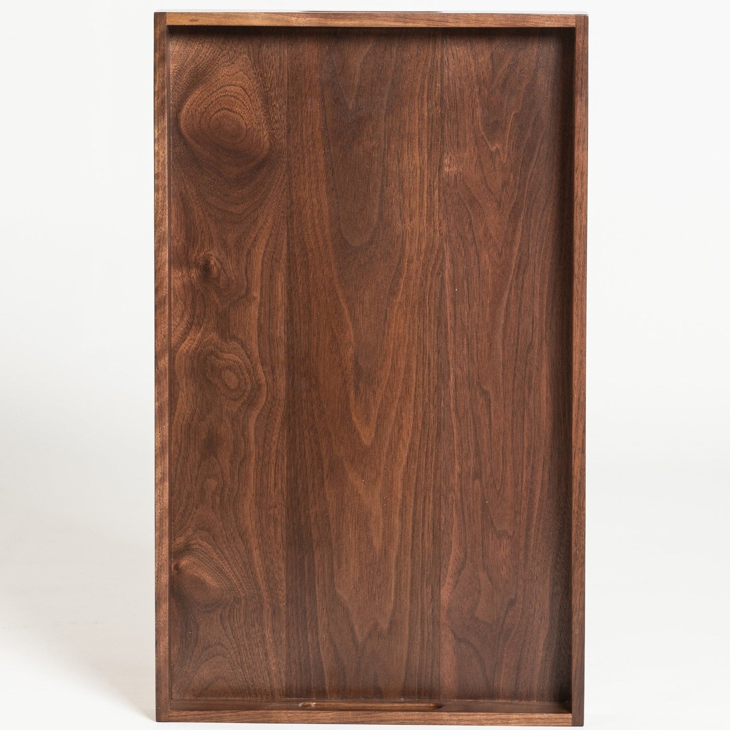 Vassoio da portata rettangolare in legno di noce nero KINWELL