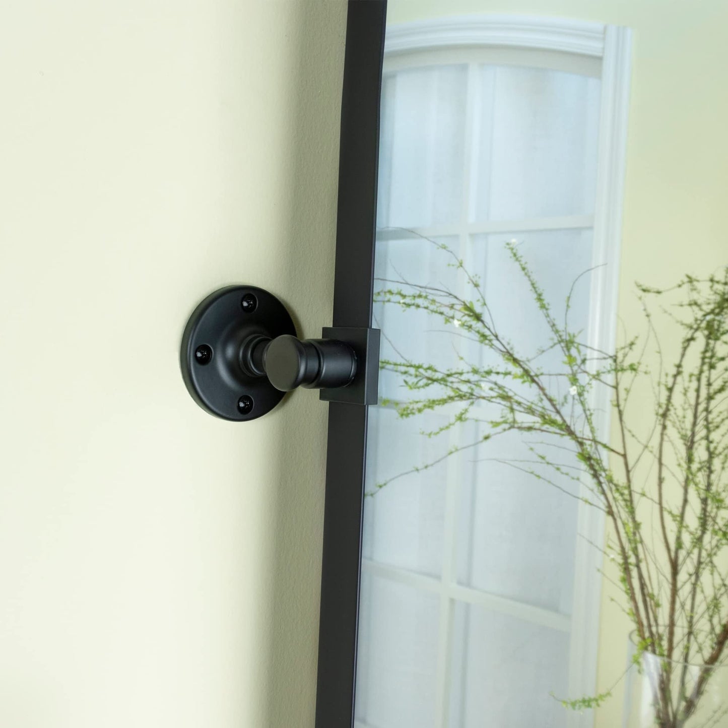 Specchio da parete in metallo girevole e inclinabile rettangolare Jonathan TEHOME