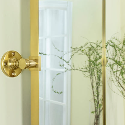 Specchio da parete in metallo girevole e inclinabile rettangolare Jonathan TEHOME