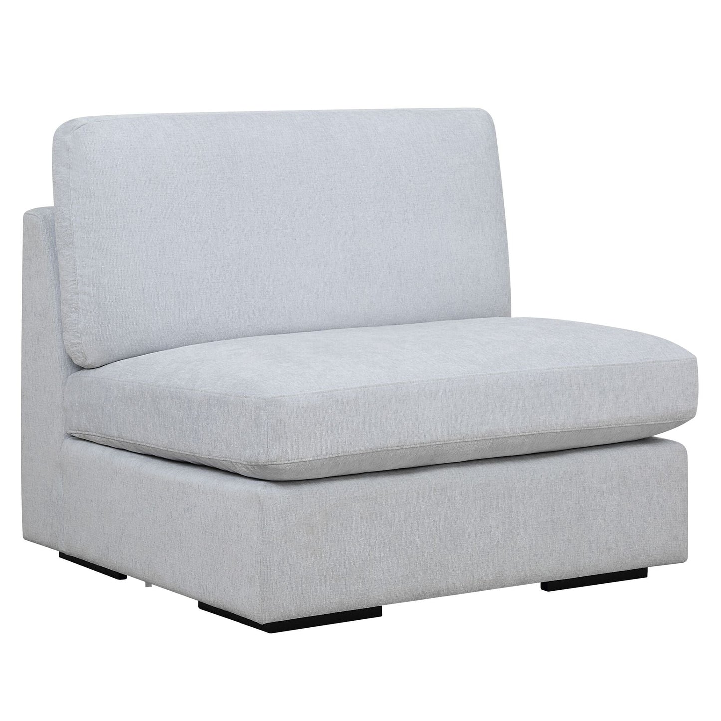 Refuge Solid Braccioli Seduta Modulare per Divano Componibile - 40 - Azzurro Cielo