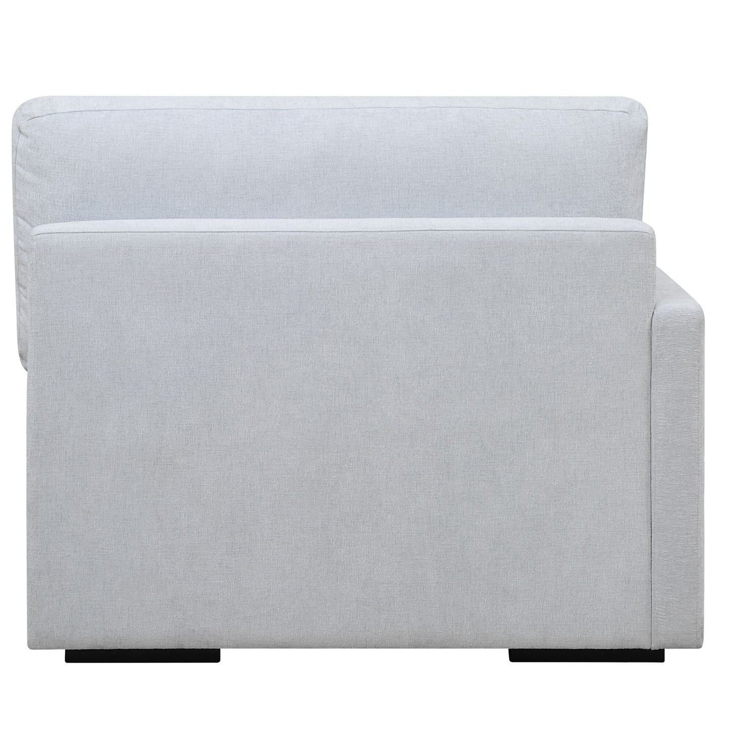 Refuge Solid Modular Bracciolo Sinistro per Divano Componibile - 43,25 - Azzurro Cielo