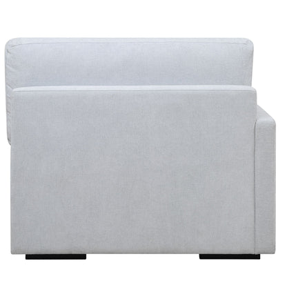 Refuge Solid Modular Bracciolo Sinistro per Divano Componibile - 43,25 - Azzurro Cielo