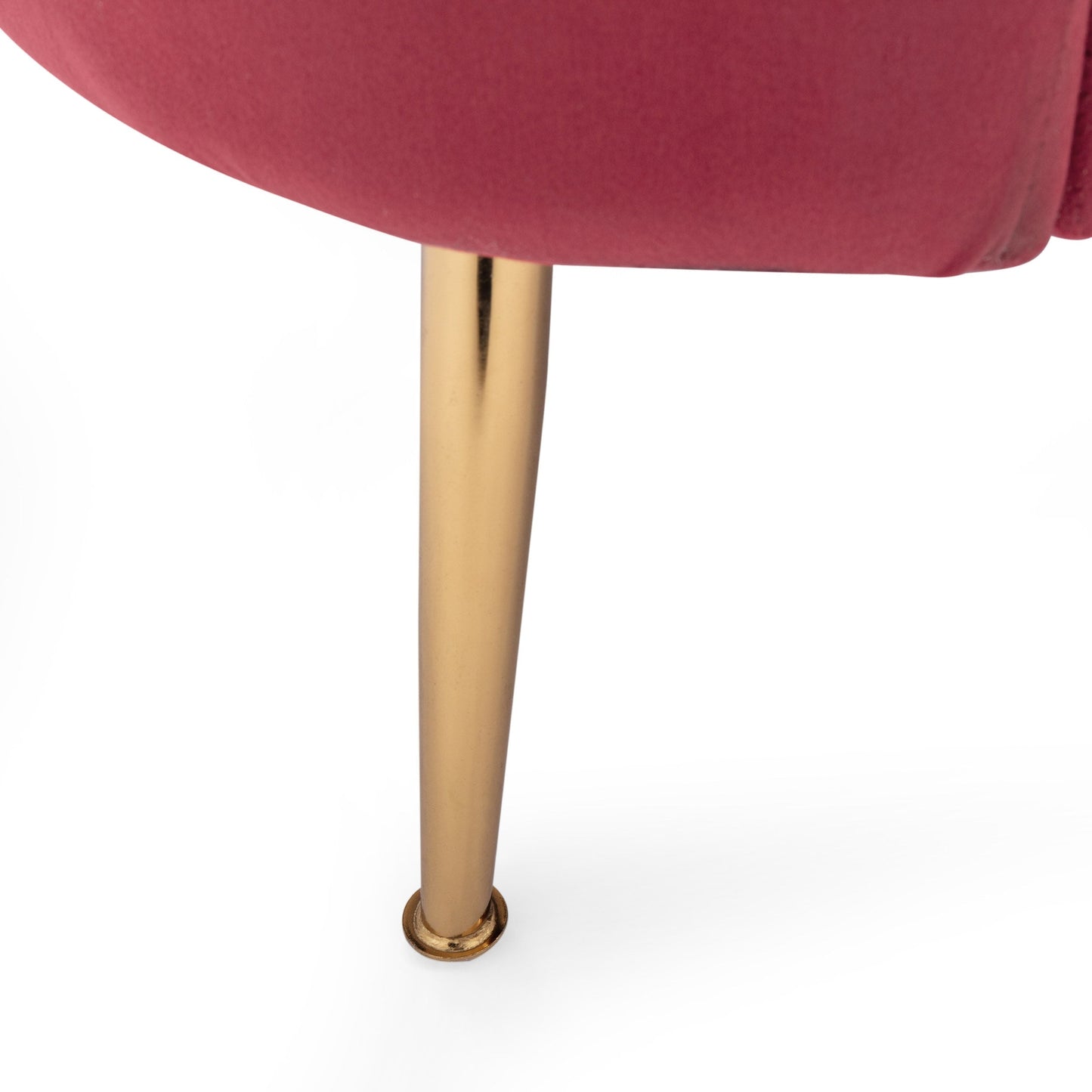 Divano a 3 posti Reitz Glam Velvet Shell di Christopher Knight Home - 76,25 L x 29,25 P x 33,50 A