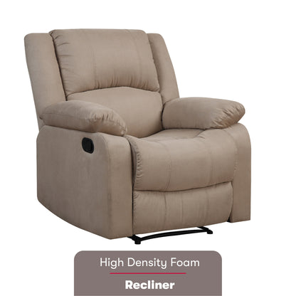 Rilassati su una sdraio? Poltrona reclinabile manuale in microfibra Porter di iLounge