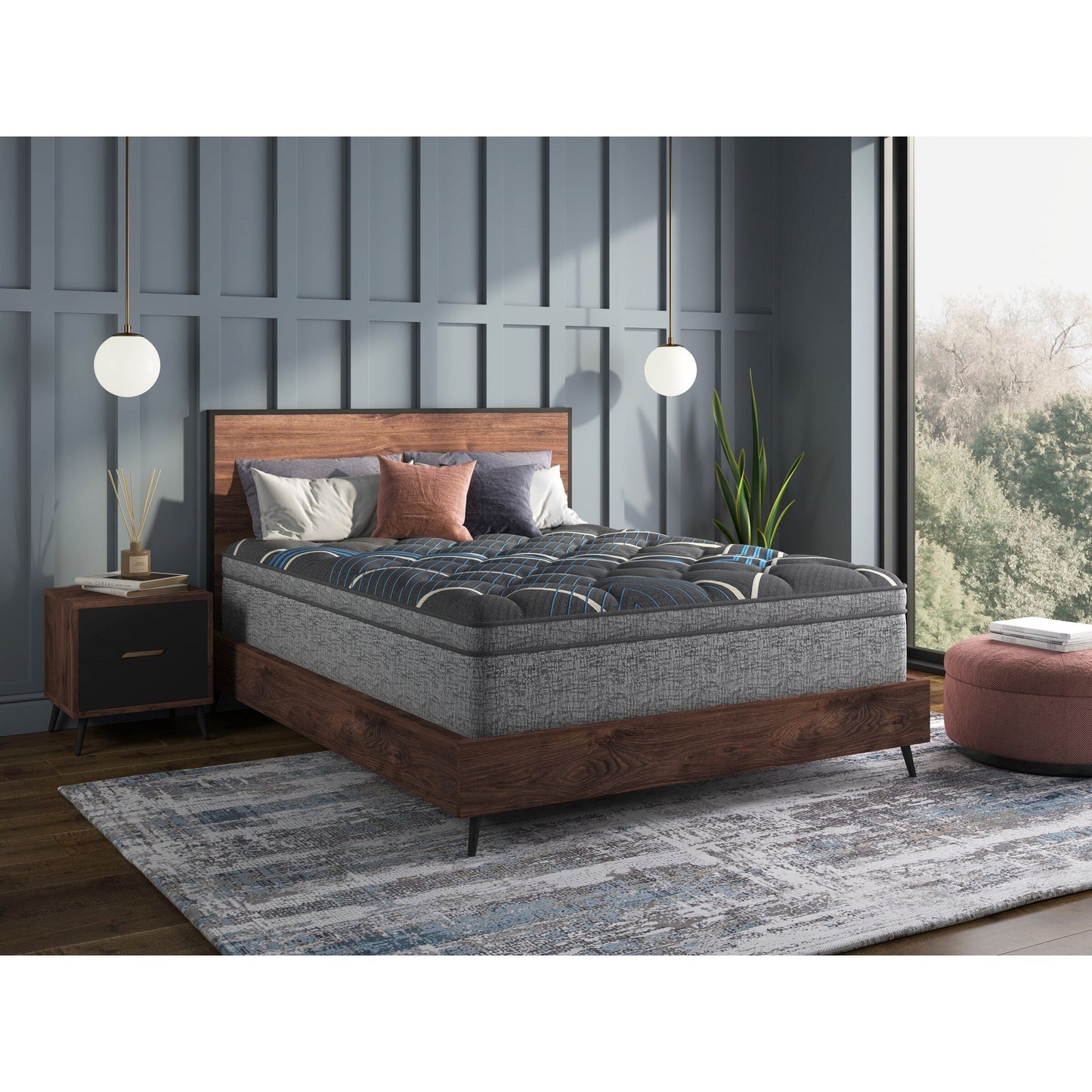 Materasso Restonic Comfort Care 15 Euro Top Hybrid Plush Comfort