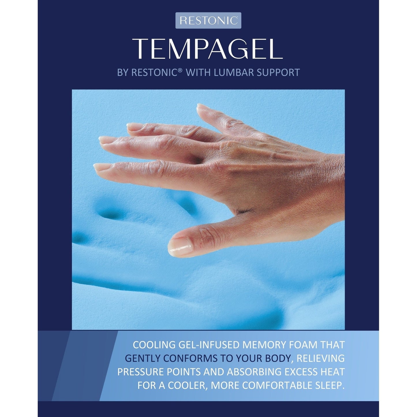 Materasso Restonic ComfortCare Hybrid Restful Nights Euro Top Plush