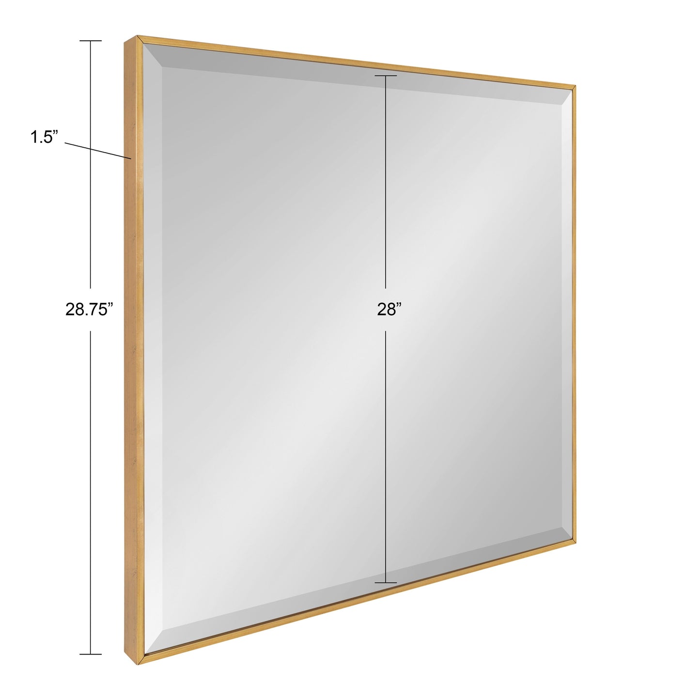 Specchio decorativo da parete con cornice Rhodes