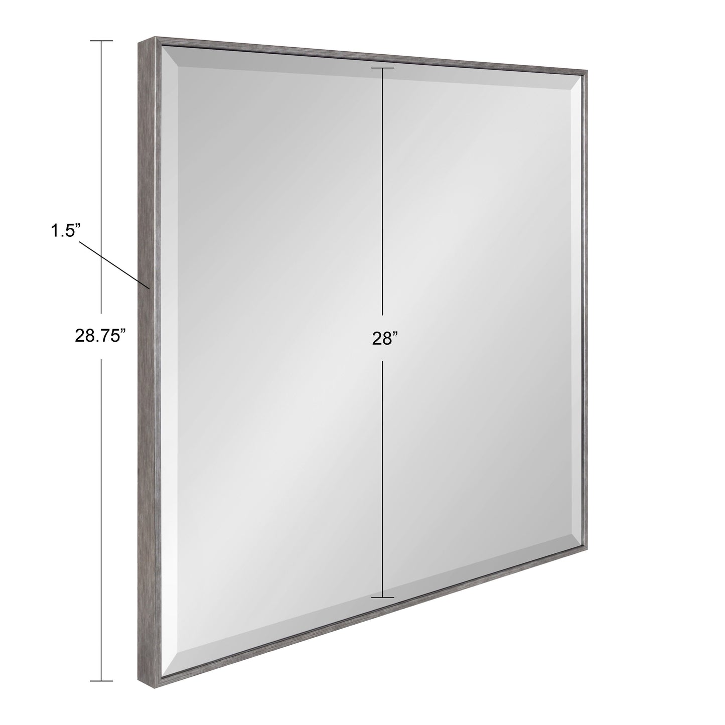 Specchio decorativo da parete con cornice Rhodes