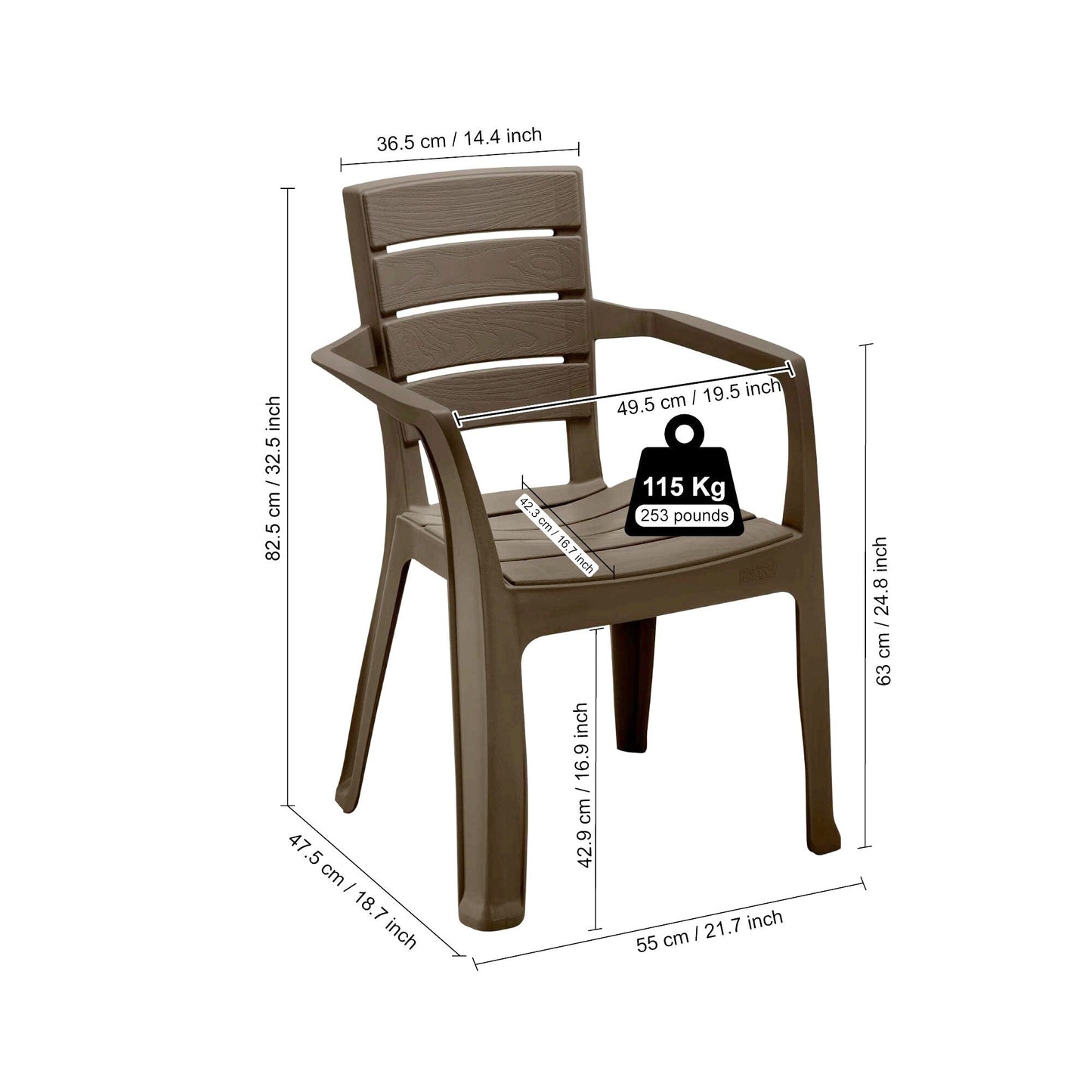 Rimax Baru Set da pranzo da 5 pezzi