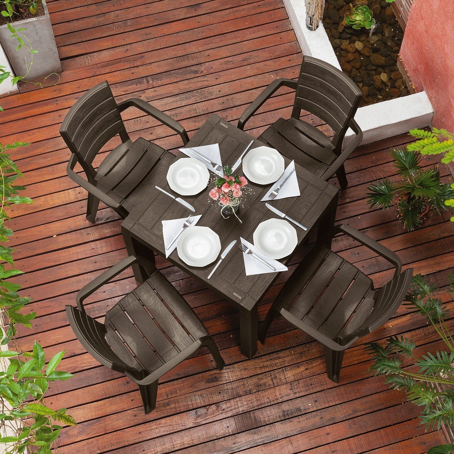 Rimax Baru Set da pranzo da 5 pezzi