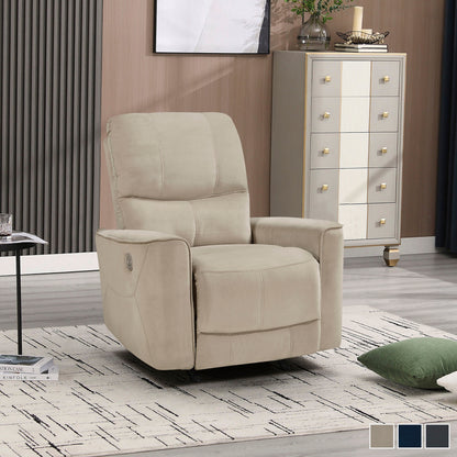 Poltrona reclinabile Ripon Velvet Power Rocker