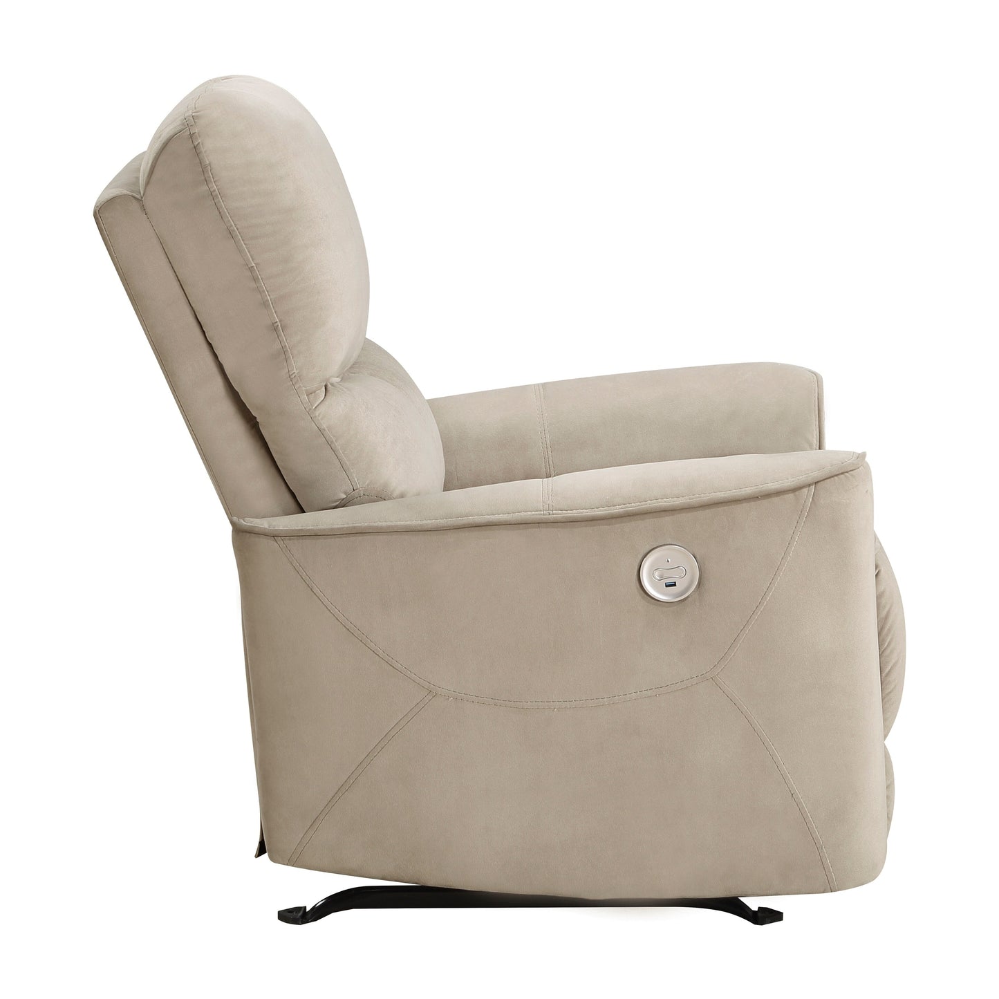 Poltrona reclinabile Ripon Velvet Power Rocker