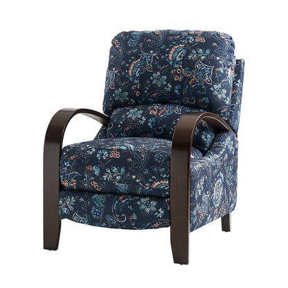 Poltrona reclinabile manuale in vera pelle Rita di Hulala Home