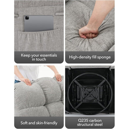 Sedia a dondolo girevole a 360°