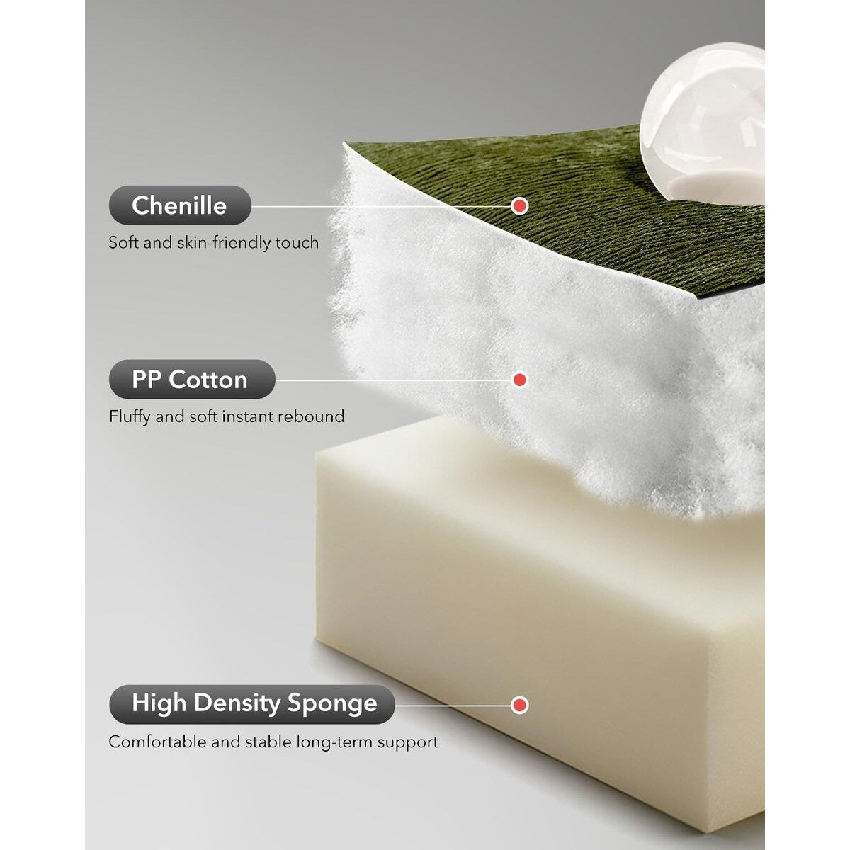 Sedia a dondolo girevole a 360°