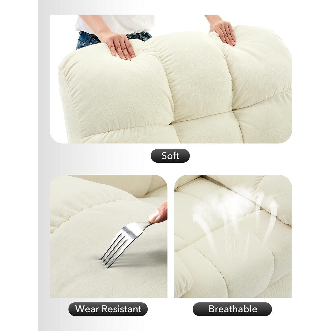 Sedia a dondolo girevole a 360°