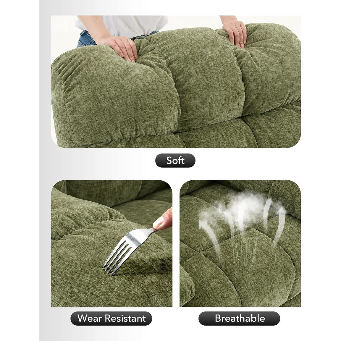 Sedia a dondolo girevole a 360°