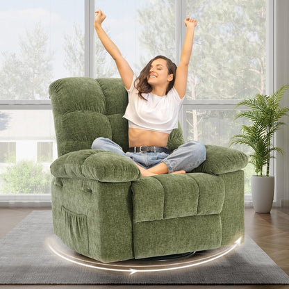 Sedia a dondolo girevole a 360°