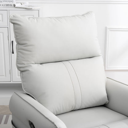 Poltrona a dondolo reclinabile, poltrona a dondolo girevole a 360 gradi per bambini, poltrona Glider, poltrona a dondolo girevole reclinabile moderna di piccole dimensioni