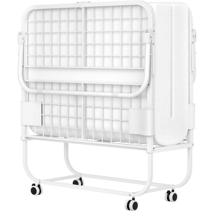 Letto pieghevole da 38'' con materasso, letto pieghevole portatile con telo di copertura